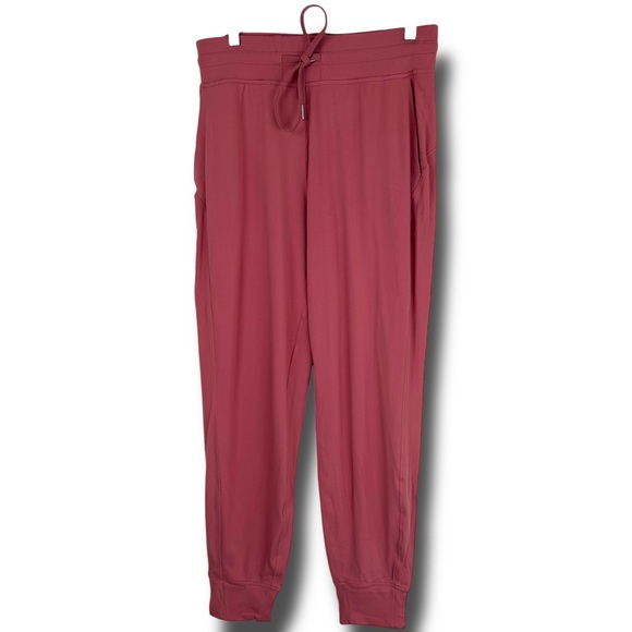 lululemon Ready To Rulu High Rise HR Joggers Sweatpants Pink Savannah size 8 - Picture 4 of 7